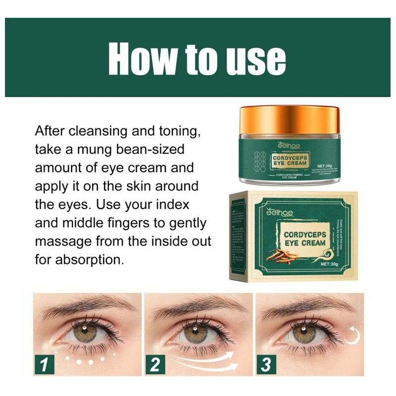 Crema De Ojos Hidratante Cordyceps
