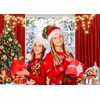 CHAIYA 12X10 FT Winter Snow Christmas Trees Backdrop for Photography