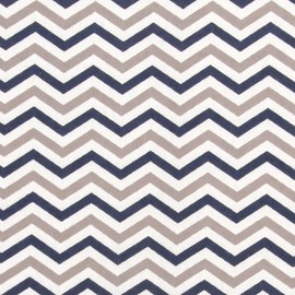 Funda para cambiador de franela Chevron Deluxe azul marino y gris, franela de algodón con estampado Chevron, azul marino, gris y blanco, totalmente elástica, bolsillos profundos de 6 pulgadas, se