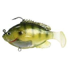 FishLab SBR-4-GB Bio Gill Soft Swimbait Sinking Ghost Bluegill 4" 1 5/8 oz