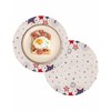 Patriotic Round Braided Placemats Set of 2 4th of July