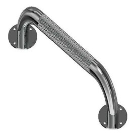 CIISA Barra De Seguridad Para Baño Ciiasa Cromada 45cm Con Estrías Color Plateado