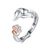 DAYLINLOVE Dachshund Rings 925 Sterling Silver Dachshund Dog Ring Dachshund