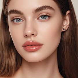 BLISI 2 Pairs Titanium Flat Back Earring - Black Onyx & Black Moon Earrings, Black Stud Earrings for Men & Women -Hypoallergenic, Trendy Earring Ideal for Daily Wear, Parties & Gifting