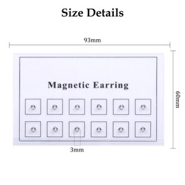 AVYRING 12 Pcs Fake Nose Stud, Non Piercing Magnetic Studs for Women, Stainless Steel Magnetic Earrings for Men Fake Nose Piercing with Silver Nose Studs