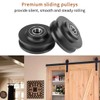 Signstek 12 FT Double Sliding Barn Door Hardware Track Kit,