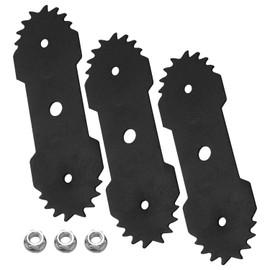 DECKMAN 7.5-Inch Lawn Edger Replacement Blade 29182 Compatible with Greenworks Edger, for Lawn Edger 27032 (3 Set)