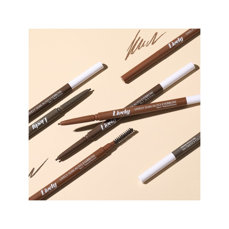 IPKN Lively Brush Pen Eyeliner Ultra Slim Eyebrow - Select