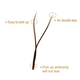 Costory Brown YY Eyelash Extensions Double Tips Weave Art Y Shape False Lashes Premade Fans 4D Volume Soft Natural Hand-woven Blooming Eyelashes Supplies(Thickness 0.07mm D Curl 14mm)