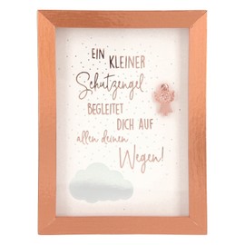 Depesche 11626-018 Photo Frame with Compliment, Small Decorative Frame with Pretty Saying, Approx. 12 x 9 x 1.9 cm, Ideal as a Gift or a Little Present