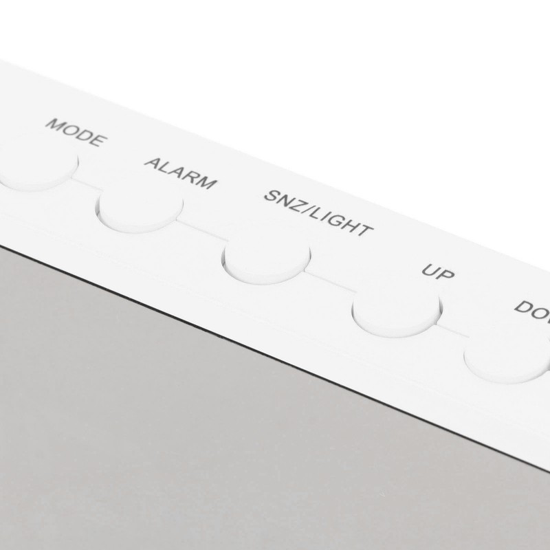 LED Digital Alarm Clock Simple Modern High Definition Display Mirror
