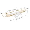 Expandable Bathtub Tray Caddy for Bath Relaxing, Bath Table Tub