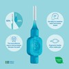 TePe Interdental Brush, Original, Blue, 0.6mm/ISO 3, 6pcs, plaque removal,