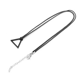 Chainsaw Man Cosplay Denji Necklace,Chain Saw Man Animation Peripheral Necklace, Anime Cos Metal Pull Ring Pendant Pendant Jewelry, Jewelry Gifts for Animation Fans (Black)