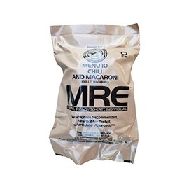 Ultimate 2018 US Military MRE Complete Meal Inspection Date January 2018 or Newer (Chili Macaroni)