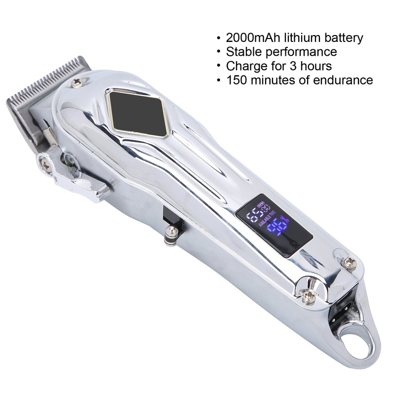 Professional Electric Hair Clipper LED Display Hair Trimmer Cutting Machine