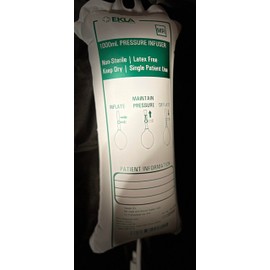 EKLA Pressure Infusion Bag, Mesh, MRI Compatible (500cc), White