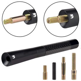 ONE250 Antena, compatible con Dodge RAM (RAM 1500, RAM 2500 o RAM 3500 1994-2023) y Ford Serie F (F-150 F-250 F-350 Super Duty Ford Raptor Ranger Camiones 1997-2023) (negro)