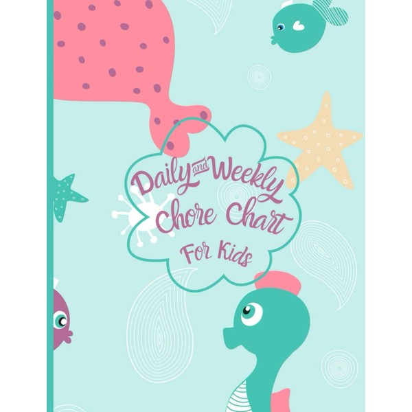 Daily Weekly Chore Chart For Kids: Kids Good Behaviour, Achievements
