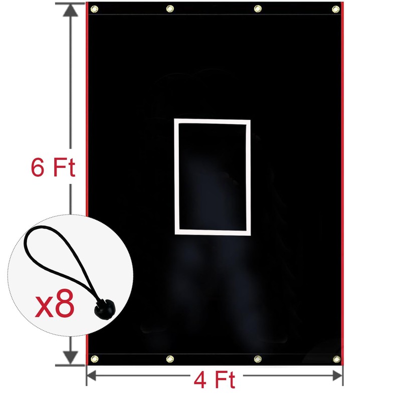 Supvision Batting Cage Backstop with Strike Zone Heavy Duty PVC