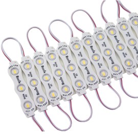 REXTiN Super Bright 200pcs 3 LED Module Storefront Lights Green 5630 5730 SMD Waterproof Decorative Light for Letter Sign Storefront Advertising Signs with Tape Adhesive Backside（Green）