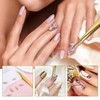 Gold Lash Tweezers Set 5 Pcs Eyelash Tweezer Straight &