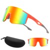 FEISEDY Sports Sunglasses Mens Women Baseball Sunglasses Biking Cycling Sunglasses
