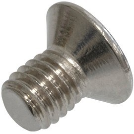 AERZETIX - C59542 - set of 10 metal screws M5x8 mm with countersunk head - PH2 slot - DIN 965 - stainless steel A2 - metric standard thread - screwdriver for mounting mounting