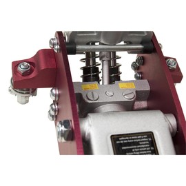 K Tool International 63094 1.5 Ton Low Profile Service Floor Jack for Garages, Repair Shops, and DIY, 3,000 lbs. Capacity, Aluminum/Steel Hybrid, Hydraulic Lifting Range 3.15" - 14", Red/Silver