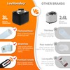 Portable Sauna Steamer Machine with Remote Control, 3L 1200W Upgrated