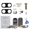 Keyless Entry Door Lock with Left Handle, Auto-Lock Door Locks