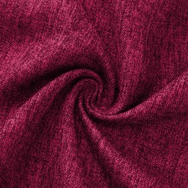 Schwar Textilien ® 9006 Opaque Curtain Eyelet 140 x 245 cm (Bordeaux)