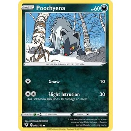 Pokémon Poochyena - 095/189 - Common - Sword & Shield - Astral Radiance - Collectible Card