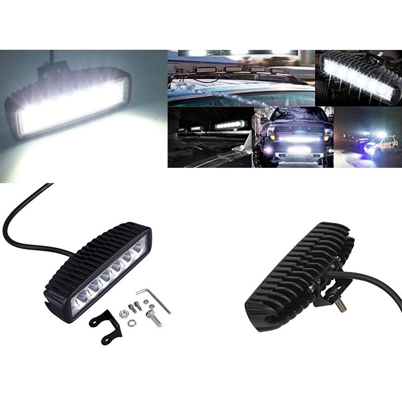 Greenmigo 6 x 18 W LED Work Light Bar Work