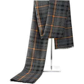 Scarf Neck Warmer Men Winter Scarf Men'S Scarves Mens Neck Warmer Neck Scarf For Women Men'S Scarf Mens Scarves Mens Scarf Black Scarf Grey Scarf Orange Stripe One Size