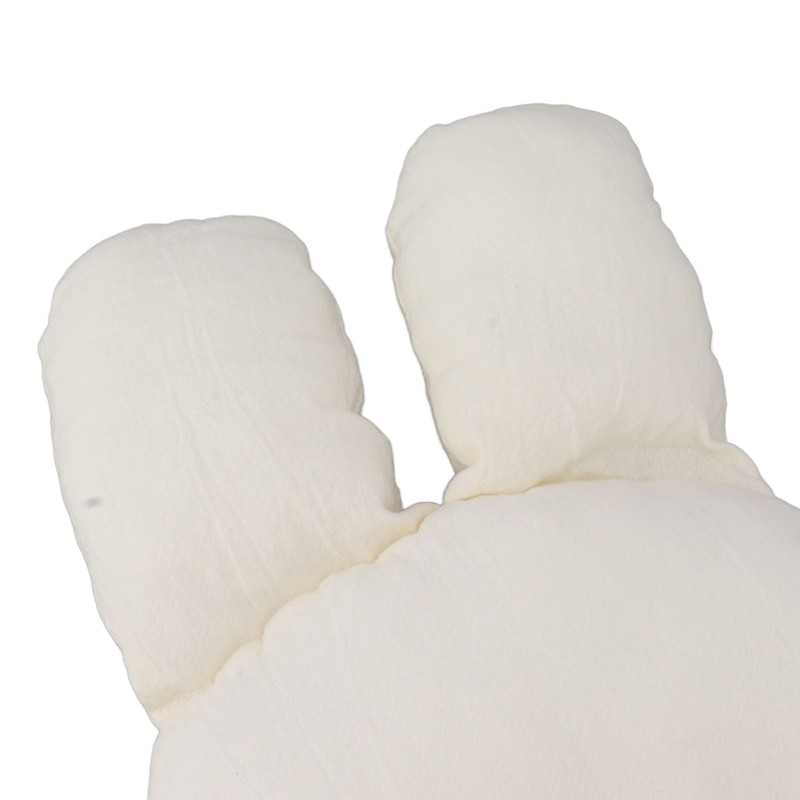 Baby Pillow Recessed Rabbit Ear Shaped 21.5cm Width Soft Breathable