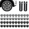 SULIUDAJI Pack of 40 Wheel Bolt Caps 17 mm Wheel