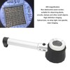 Handheld 45X Magnifier Loupe Optical Glass Magnifying Glass LED Magnifier