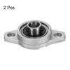sourcing map 2pcs KFL000 Pillow Block Bearings 8mm Bore Bearing
