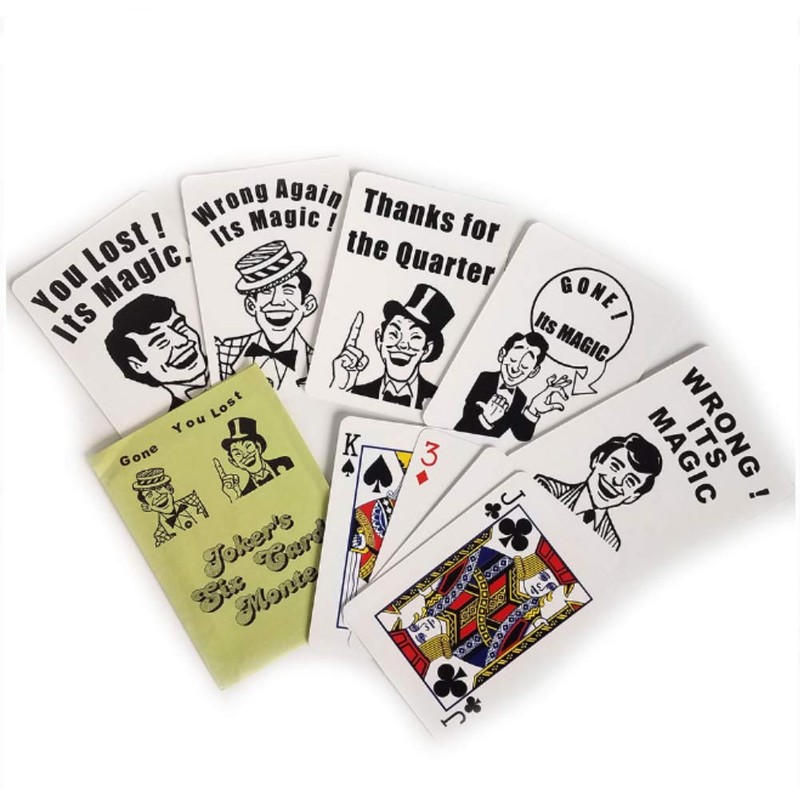 EZMagic Jokers 6 Card Monte from D. Robbins & Co.
