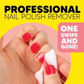 Onyx Professional 100% Pure Acetone Nail Polish Remover Kit with 7 inch Nail File, 8 fl oz - Made in USA, Maximum-Strength Gel Polish Remover, Artificial & Glitter Nail Polish
