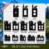Elk & Cabin Double GFI Rocker Light Switch Plate Cover