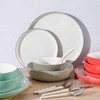 Sur La Table Kitchen Essentials 16 Piece Two-Tone Porcelain Chip