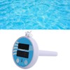 Floating Water Thermometer Electronic Solar Charging LCD Display Swimming Pool