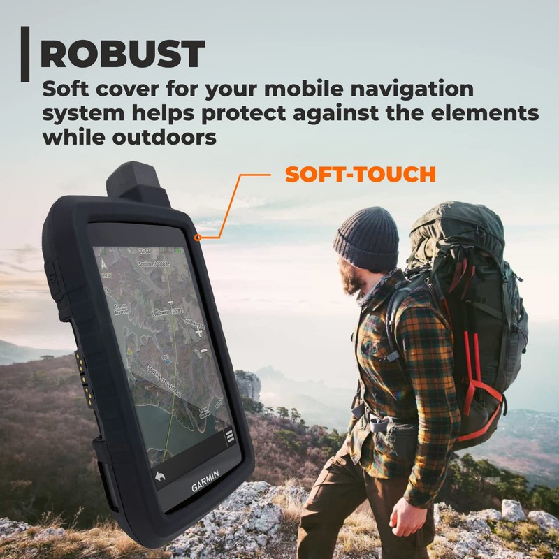 Wearable4U Silicone Protective Case for Garmin Montana 700/700i/750/750i Silicone Protective