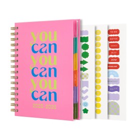 &And Per Se Student Planner 2025-2026, Academic Planner July 2025 - June 2026, 8.5" × 6.2", Weekly & Monthly Lesson Plan for Students with Colorful Tabs & Stickers (Smart Letter)