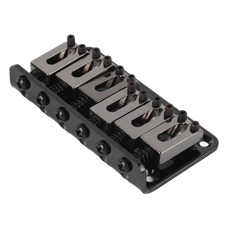 6 String Guitar Bridge Replacement Zinc Alloy Electric Guitar Saddle
