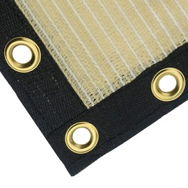 Sunnyglade 5 feet x 50 feet Privacy Screen Fence Heavy Duty Fencing Mesh Shade Net Cover for Wall Garden Yard Backyard (5 ft X 50 ft, Sand)