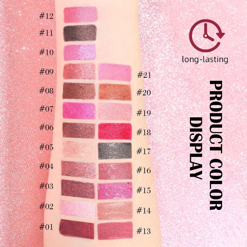 Kaely 2-in-1 Dark Bronze Metallic Lipstick and Lip Liner, Shimmer