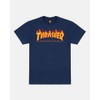 Thrasher Flame Logo T-Shirt Navy XL